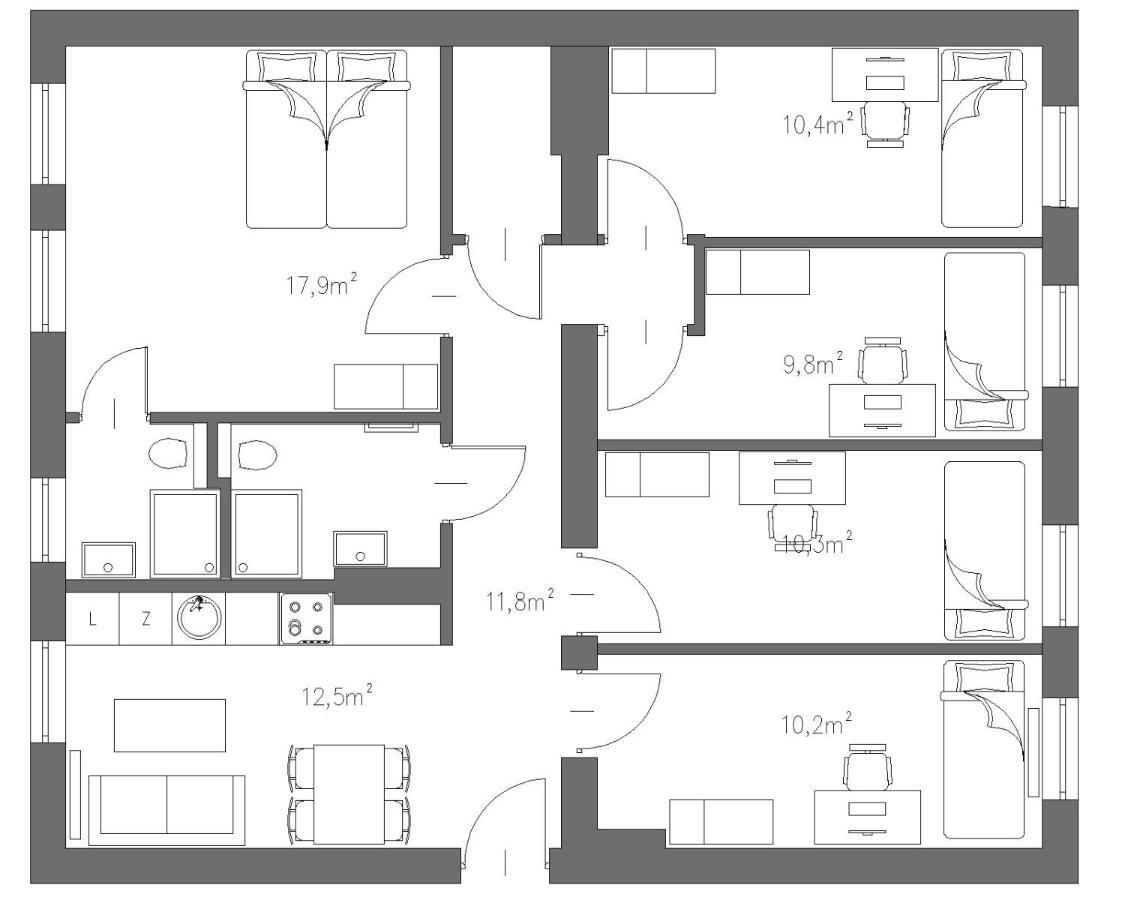 Apartment Gdansk Wrzeszcz Zewnętrze zdjęcie