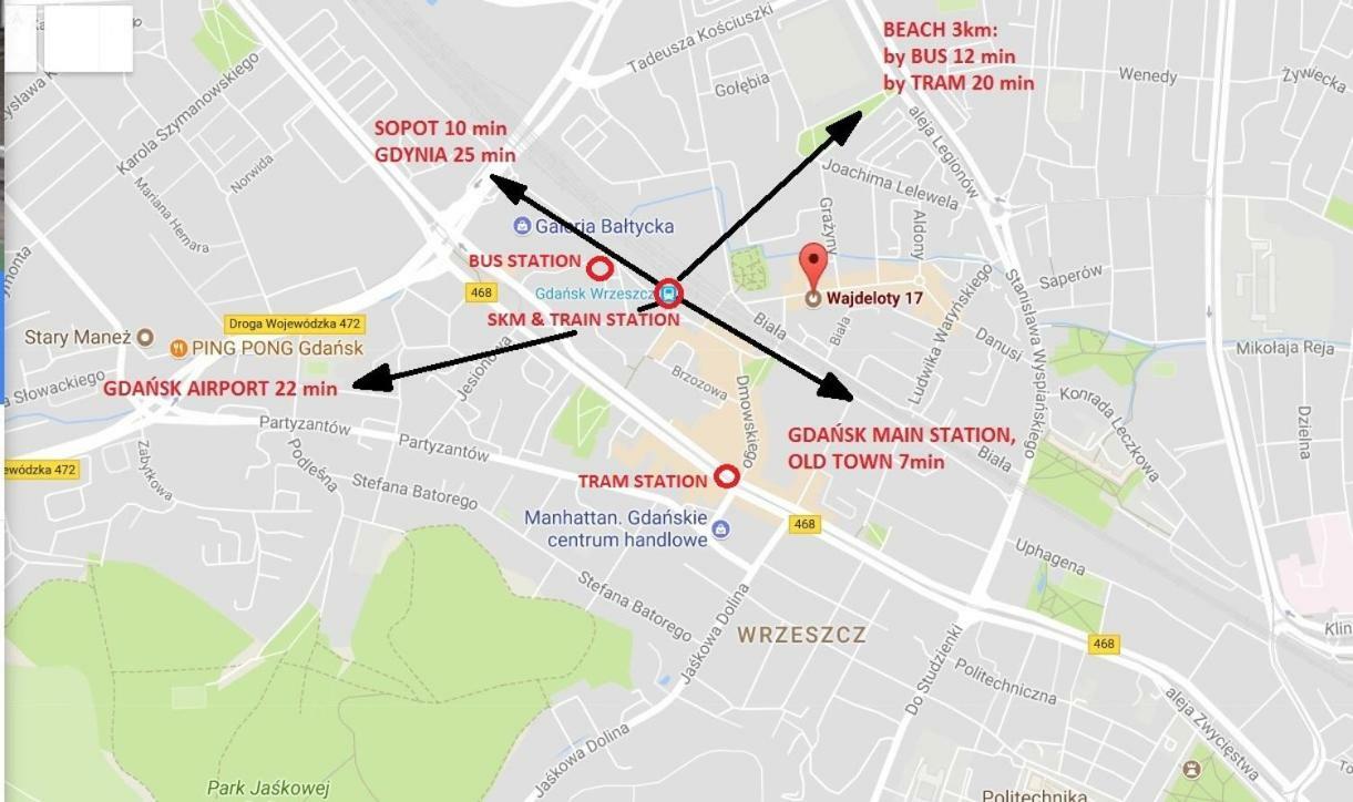 Apartment Gdansk Wrzeszcz Zewnętrze zdjęcie